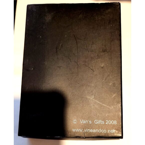 2 Piece Set Vine & Co Wine Bottle Stopper and Pourer Set Van's Gifts 2008 Gift B - Picture 3 of 7